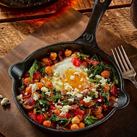 Hearty Greens "Shakshuka"