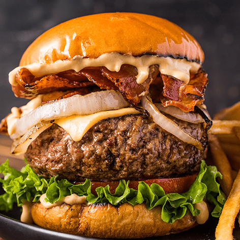 Brown Sugar Bourbon Seasoned BBQ Burger