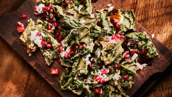 Loaded Crispy Kale Chips