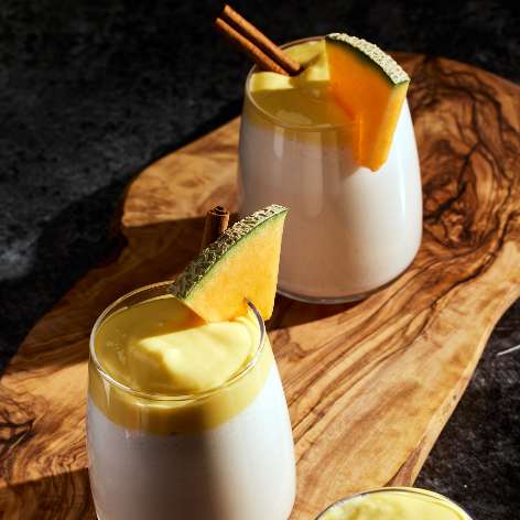 Buko Horchata with Mango-Melon Cold Foam