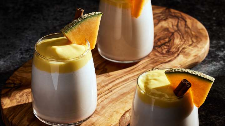 Buko Horchata with Mango-Melon Cold Foam