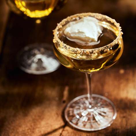 Punch au lait de céréales et à la cannelle