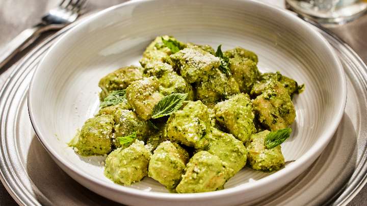 sour pesto gnocchi