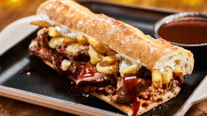Poutine French Dip Sandwich