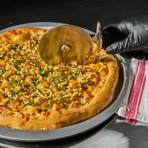 Pizza Cacio e Pepe à la citrouille 