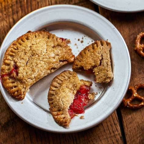 Strawberry Pretzel Hand Pies