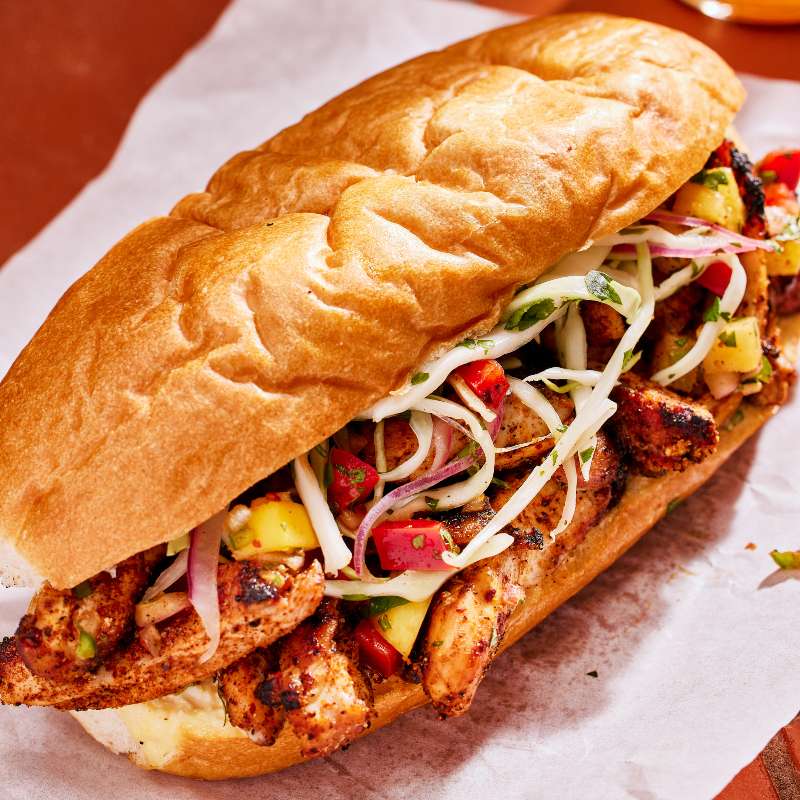 Tamarind & Pasilla Chicken Torta