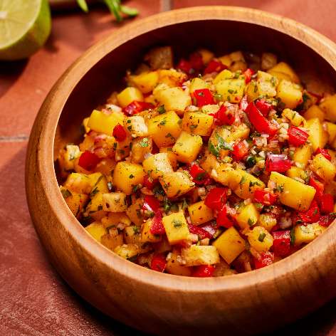 Tamarind Pasilla Mango Pineapple Salsa